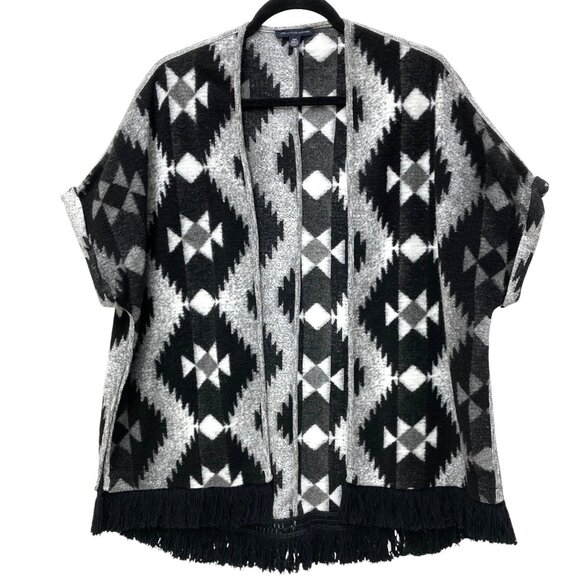 American Eagle Open Cardigan Wrap, Size Medium, Southwestern Aztec‎ Geometric - Picture 1 of 11